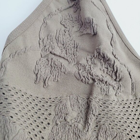 Free People Sand Candy Seamless Longline Bralette Adjustable Strap M/L - Picture 8 of 9